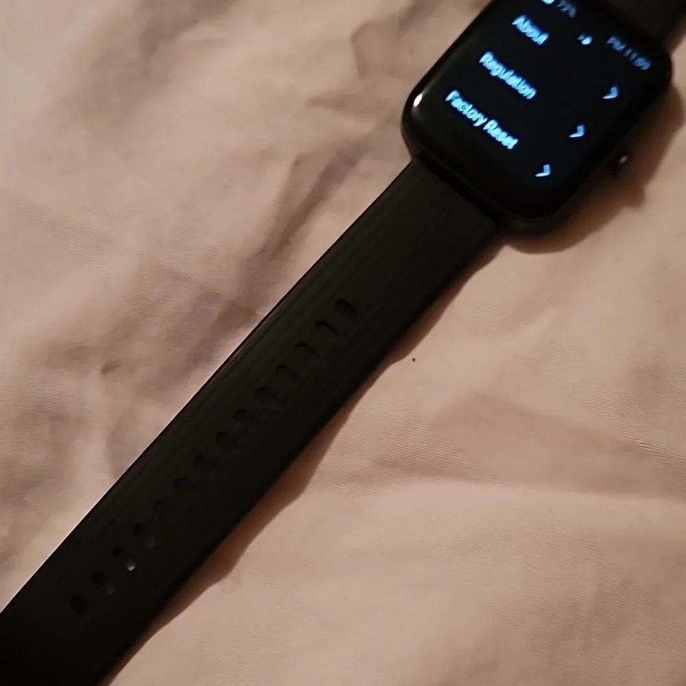 Amazfit BIP 3‎ Pro by Zepp Smart Fitness Watch With Charger Black Band